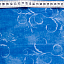 Ткань хлопок пэчворк синий голубой, завитки муар, General Fabrics (арт. 133906)