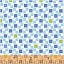 Ткань хлопок для пэчворка для одежды синий, геометрия, Windham Fabrics (арт. 39947-1)