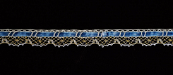 Кружево вязаное хлопковое Mauri Angelo 1959/7GT9/3VE387 16 мм