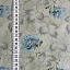 Ткань хлопок для сумок серый, цветы фактура розы, Daiwabo (арт. BG23143S D)