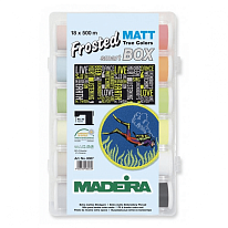 Набор ниток для вышивки Madeira арт. 8087 Frosted Matt №40 18 x 500 м