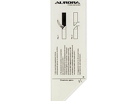 Линейка для кроя косой бейки Aurora AU-63