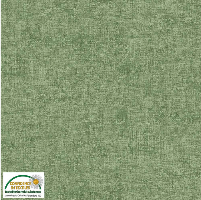 Ткань хлопок пэчворк болотный зеленый, однотонная, Stof (арт. 4509-814)