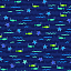 Ткань хлопок пэчворк синий бирюзовый, детская тематика морская тематика, Studio E (арт. 237196)