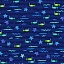 Ткань хлопок для пэчворка синий бирюзовый, детская тематика морская тематика, Studio E (арт. 237196)