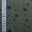 Ткань трикотаж домашний текстиль серый, звезды, Stof (арт. 118766)