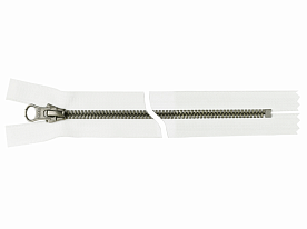 Молния Metalux YKK №5 однозамковая античное серебро 20 см