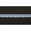 Кружево вязаное хлопковое Alfa AF-048-040 13 мм голубой