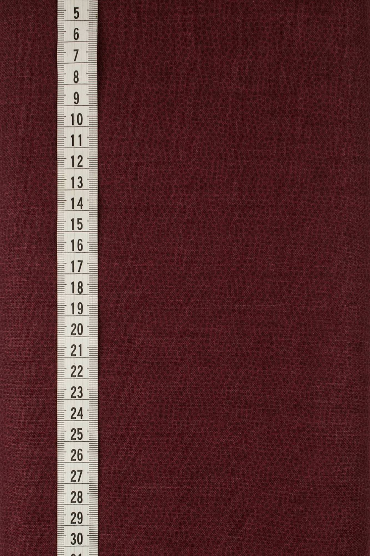 Ткань хлопок для пэчворка бордовый, горох и точки, ALFA (арт. 229674)