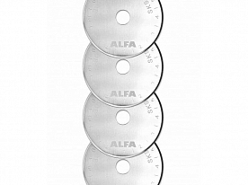 Лезвие для раскройного ножа Alfa AF-RB-45 45 мм, 4 шт.