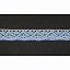 Кружево вязаное хлопковое Alfa AF-118-040 16 мм голубой