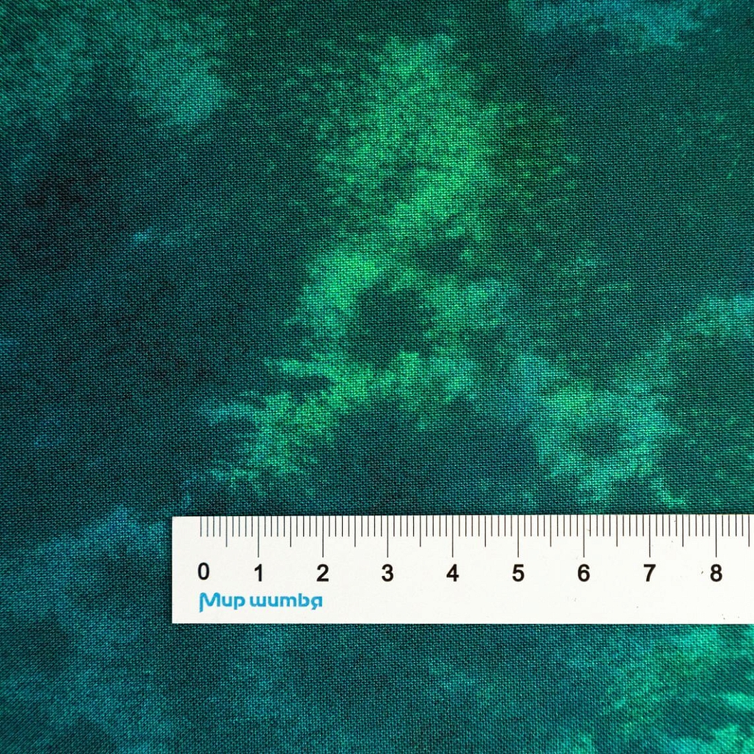 Ткань хлопок для пэчворка для одежды зеленый, муар, Windham Fabrics (арт. CX6363-Girl)