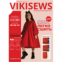Выкройка детская платье «ВЭНДИ» Vikisews