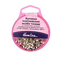 Булавки портновские особо тонкие Hemline арт. 674 35 мм 200 шт