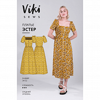 Выкройка женская платье «ЭСТЕР» Vikisews