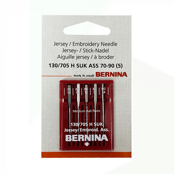 Набор игл Bernina для вышивания №70-90, 5 шт.