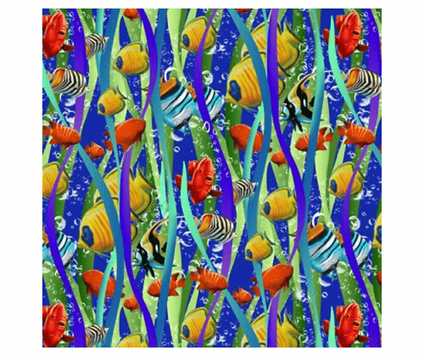 Ткань хлопок пэчворк синий, морская тематика, Studio E (арт. 5749-77)