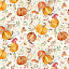 Ткань хлопок пэчворк оранжевый, овощи осень, Wilmington Prints (арт. 1665-33865-282)
