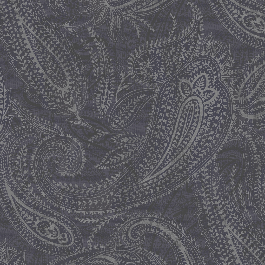 Ткань хлопок ткани на изнанку серый, пейсли, Windham Fabrics (арт. 50663-5)