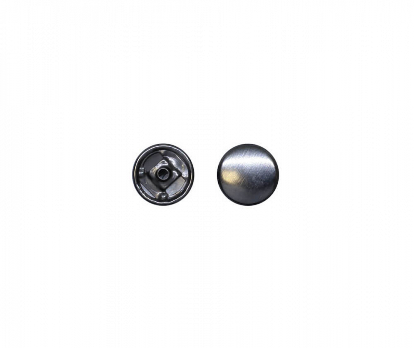 Кнопки пружина BIG металл 12 мм черный никель