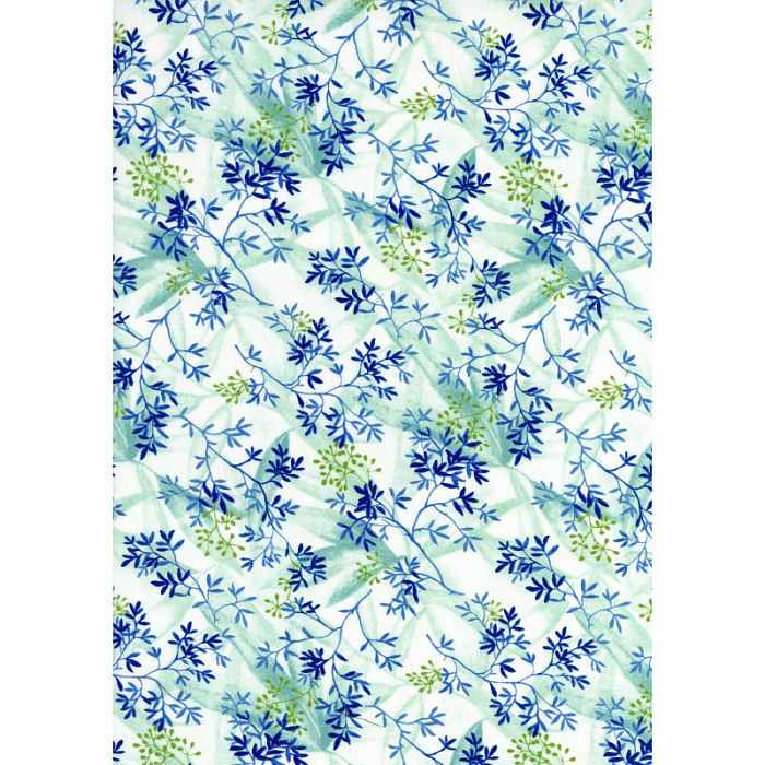 Ткань хлопок пэчворк голубой, фактура, Maywood Studio (арт. MAS90303-Q)