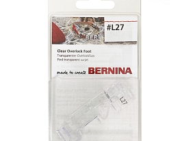 Лапка для оверлоков Bernina 104 042 70 00 L850, L860 № L27 стандартная прозрачная 