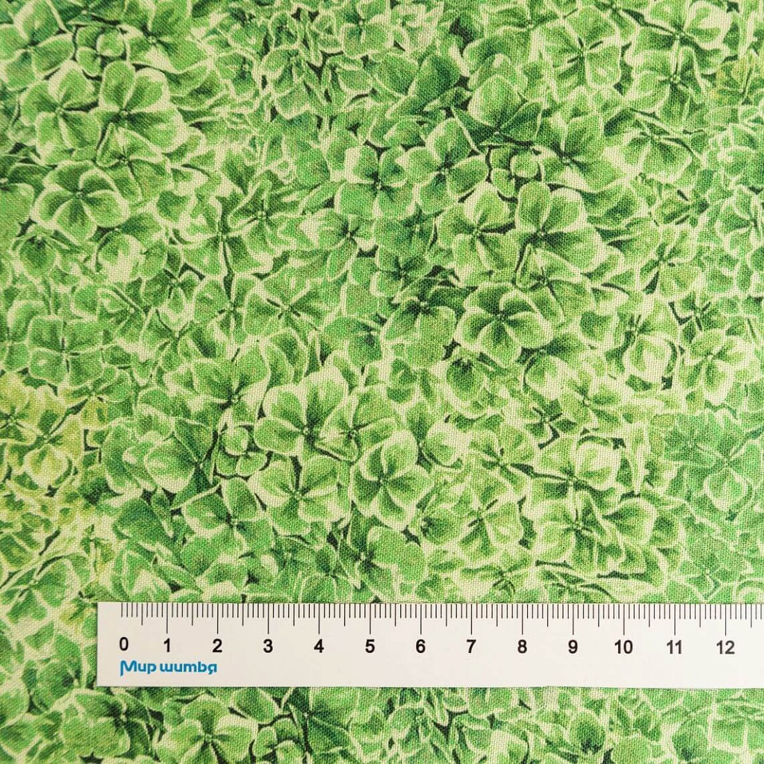 Ткань хлопок для пэчворка для одежды зеленый, флора, Windham Fabrics (арт. 53708-9)