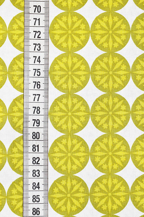 Ткань хлопок пэчворк желтый, необычные геометрия, Michael Miller (арт. CX4312-OLIV-D)