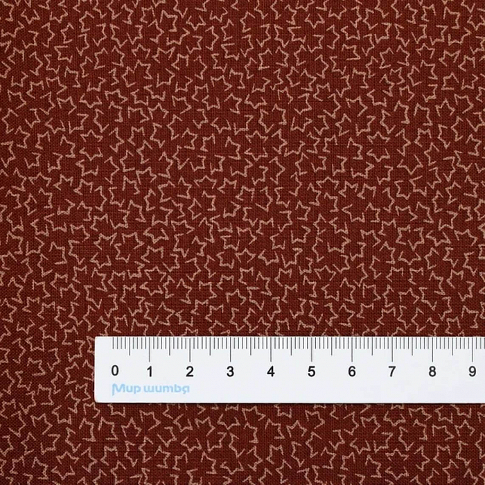 Ткань хлопок пэчворк бордовый, фактура, Stof (арт. 4515-224)
