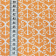 Ткань хлопок пэчворк оранжевый, необычные завитки, Michael Miller (арт. CX3982-ORAN-D)