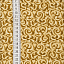 Ткань хлопок пэчворк желтый коричневый, завитки, ALFA (арт. 225898)