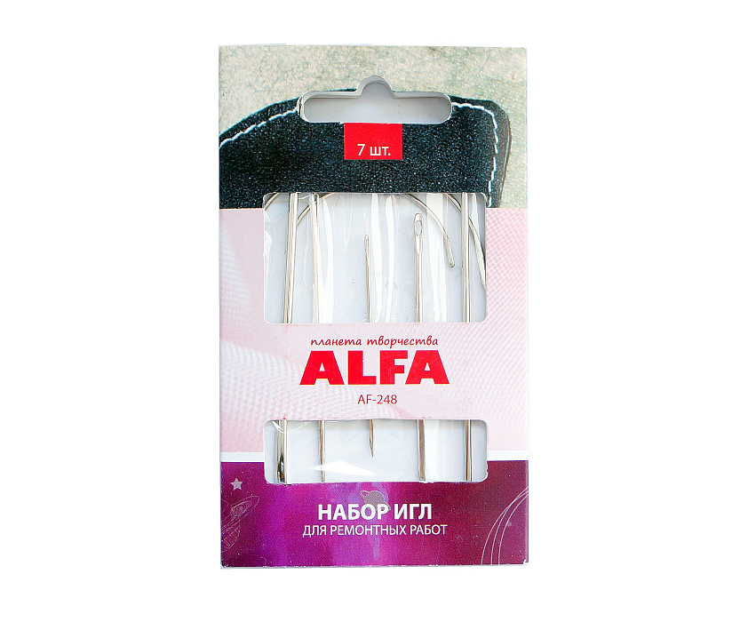 Ручные иглы для ремонтных работ Alfa AF-248 7 шт.