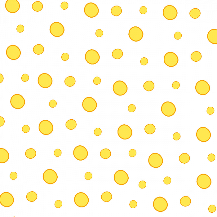 Ткань фланель пэчворк желтый белый, геометрия горох и точки, Henry Glass (арт. F1203-4)