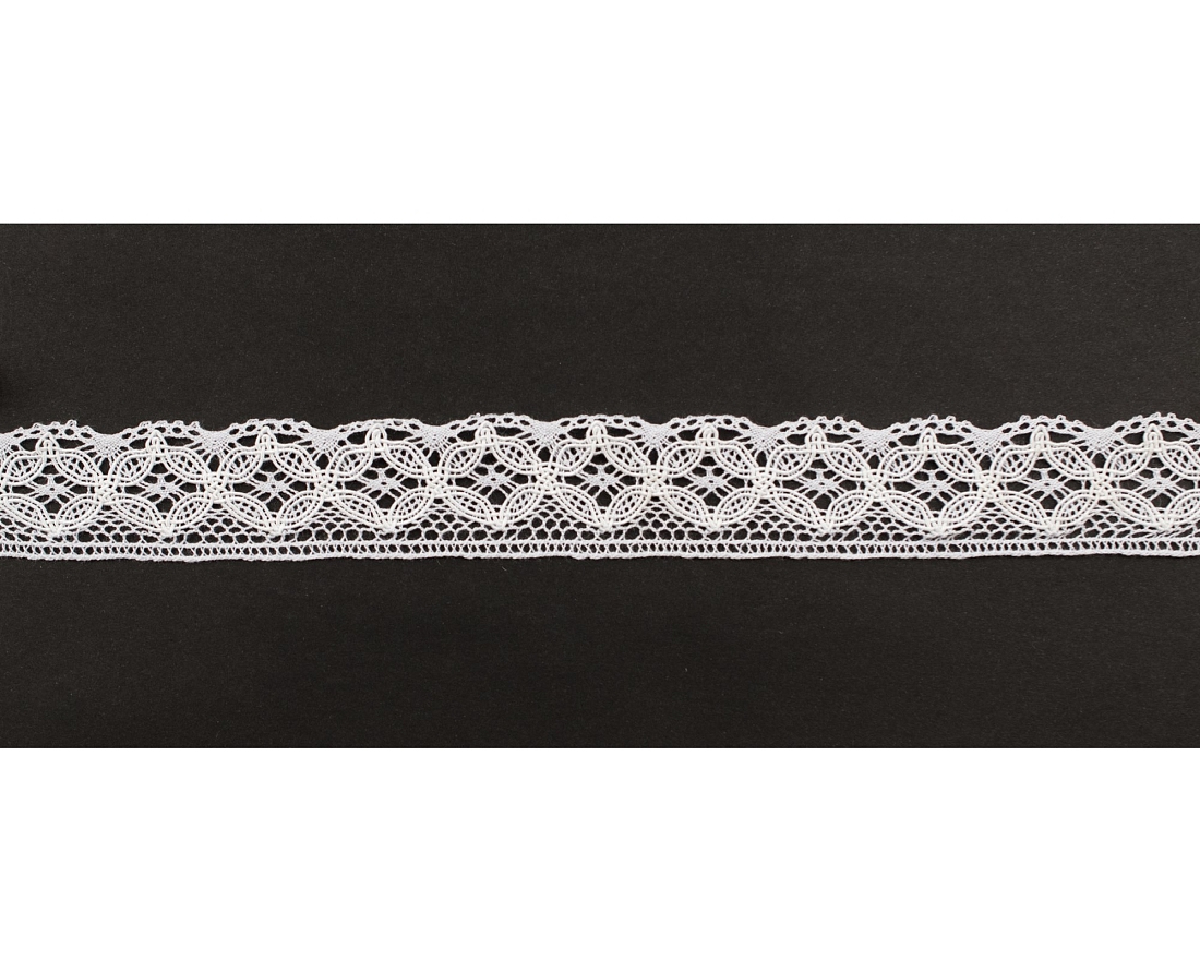 Кружево вязаное хлопковое Mauri Angelo R2530/PL/401 23 мм