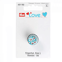 Наперсток Prym 431152 Love металл цветной размер 16,5 мм
