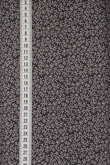 Ткань хлопок пэчворк серый, горох и точки, ALFA (арт. 225997)