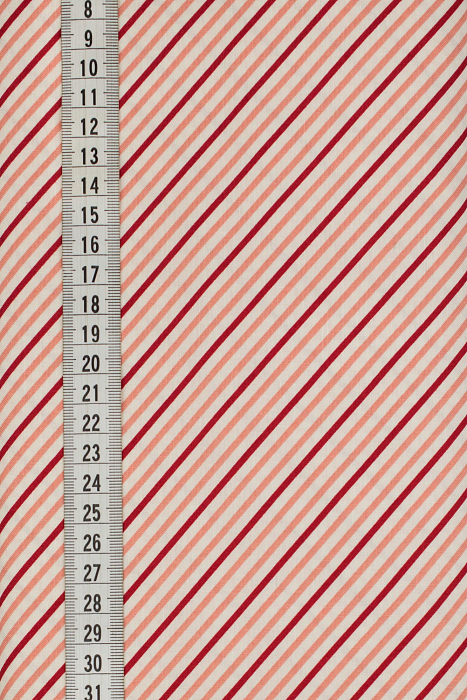 Ткань хлопок пэчворк розовый бордовый, полоски, ALFA (арт. 232131)