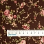 Ткань хлопок для пэчворка коричневый, цветы розы, EnjoyQuilt (арт. 5416-11)