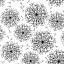 Ткань хлопок пэчворк белый, цветы, Benartex (арт. 1040699B)