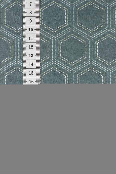 Ткань хлопок пэчворк серый, геометрия, ALFA (арт. 242812)