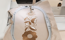 Машинная вышивка 1 уровень: основы и базовые техники