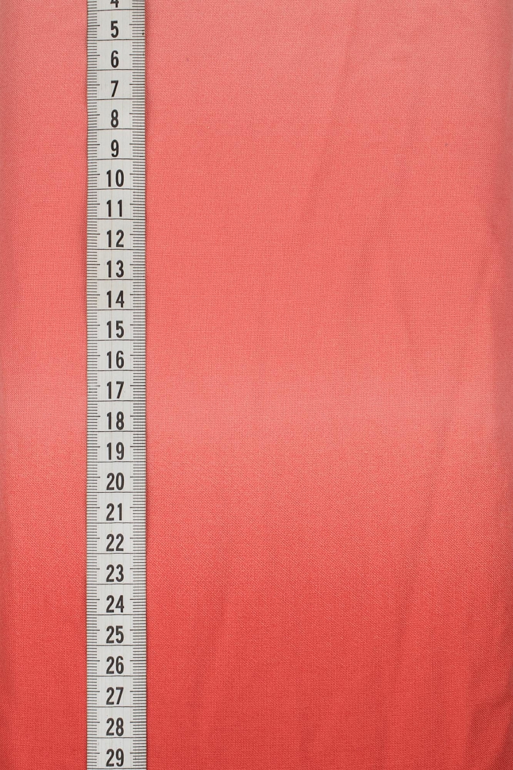 Ткань хлопок для пэчворка малиновый коралловый, однотонная, ALFA (арт. 232169)