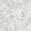 Ткань хлопок пэчворк белый серебро, завитки, Benartex (арт. 9705W-11)