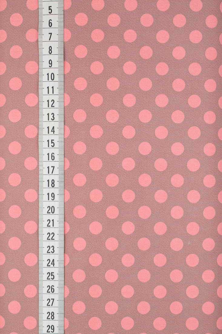 Ткань хлопок для пэчворка розовый, горох и точки, ALFA (арт. 242003)