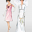 Выкройка женская Burda арт. 7112 свадебный наряд в стиле 60-х