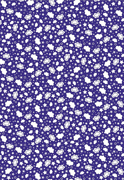 Ткань хлопок пэчворк фиолетовый, звезды, Benartex (арт. 8918GL-56)