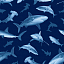 Ткань хлопок пэчворк синий, морская тематика, Studio E (арт. 3993-77)