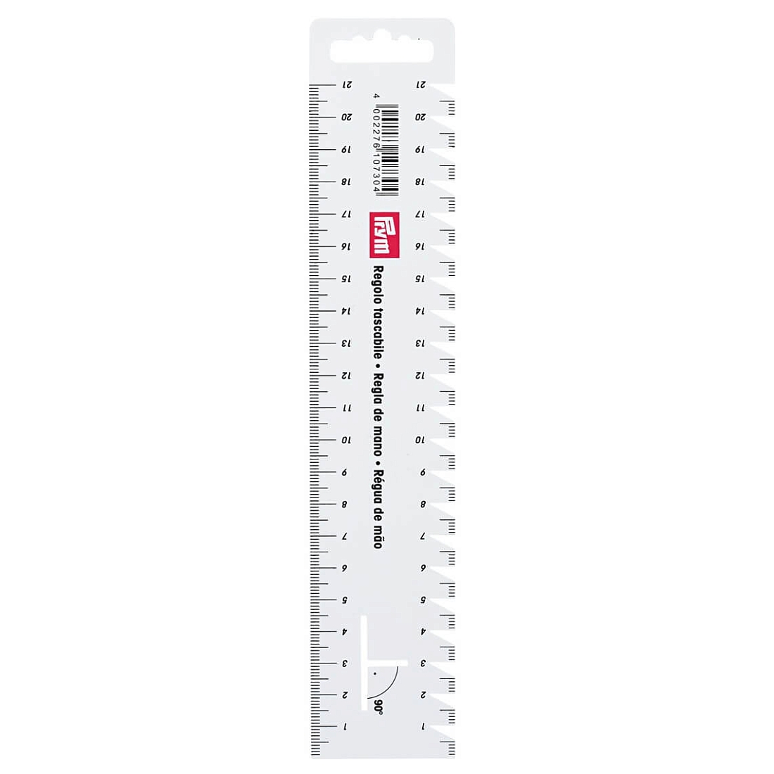 Шаблон для разметки и измерения Prym 610730 «Profi» 21 см