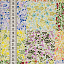 Ткань хлопок пэчворк разноцветные, мелкий цветочек ложный пэчворк, ALFA Z DIGITAL (арт. 224378)