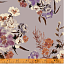 Ткань хлопок для пэчворка для одежды сиреневый, цветы флора, Windham Fabrics (арт. 52252-4)
